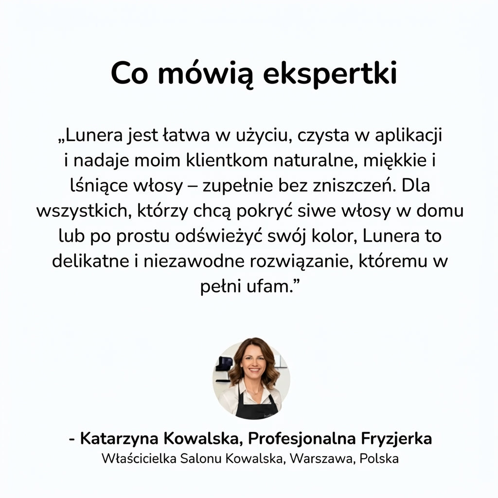 Szampon Lunera - Idealny Kolor w 10 Minut!