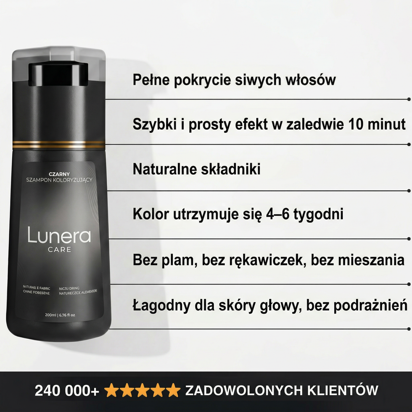 Szampon Lunera - Idealny Kolor w 10 Minut!