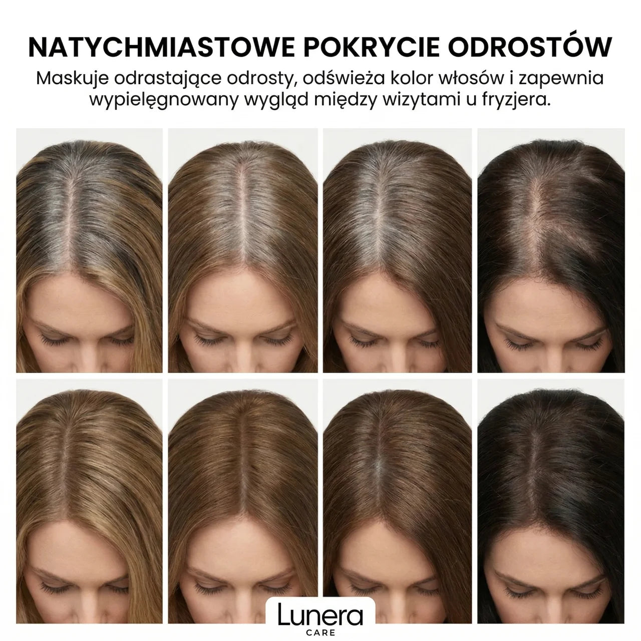 Puder Lunera - Zamaskuj Odrosty w 10 Sekund!
